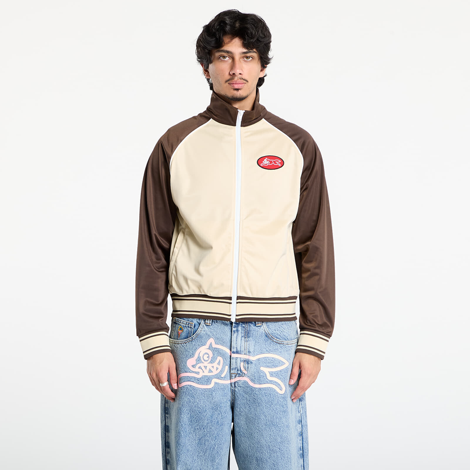 Mikina Billionaire Boys Club Icecream Running Dog Zip Through Track Top Brown L