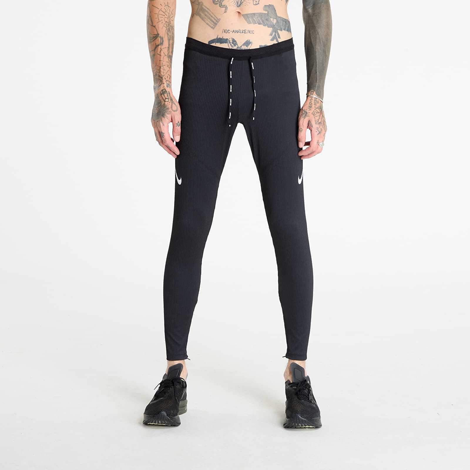 Legíny Nike AeroSwift Men's Dri-FIT ADV Running Tights Black/ Summit White L