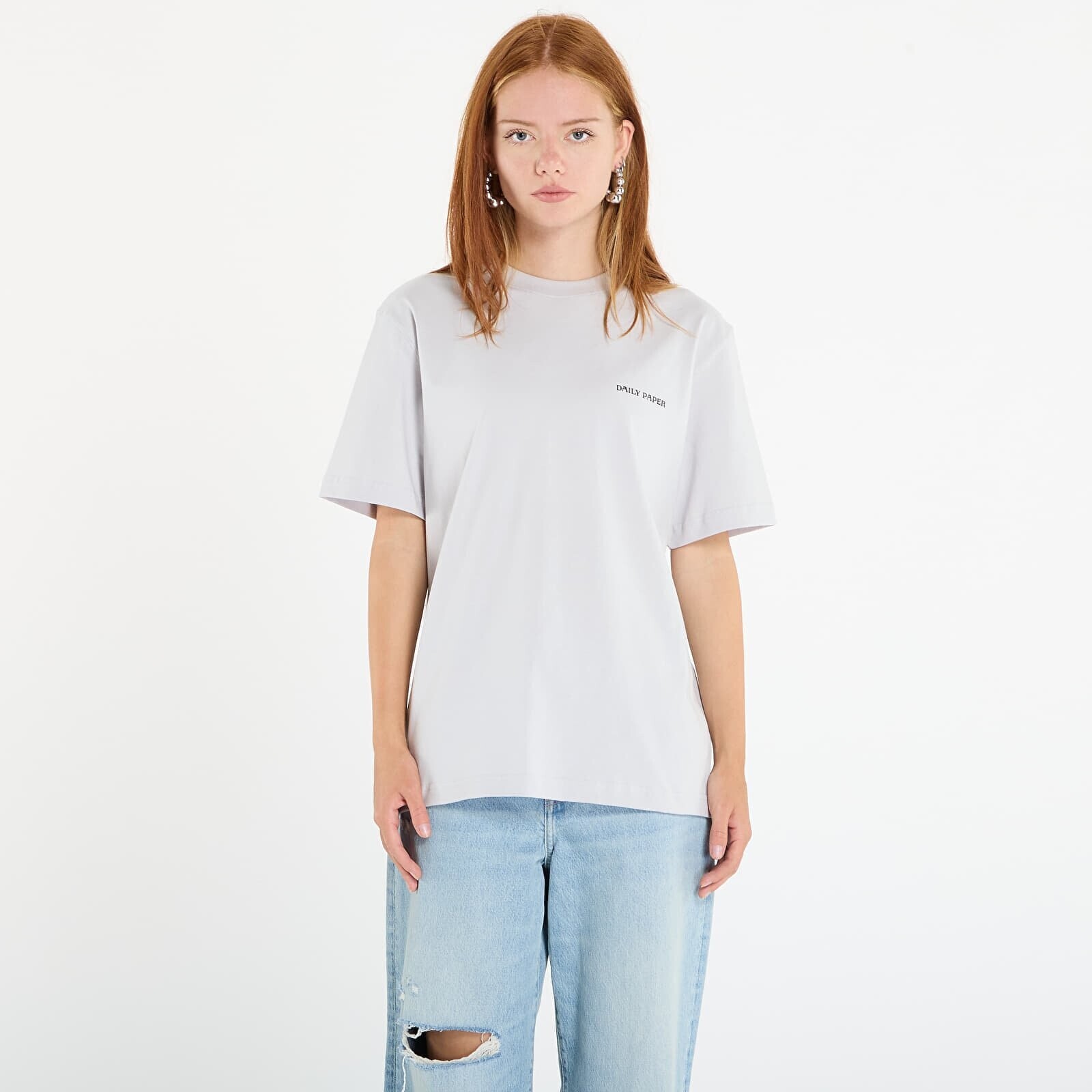 Tričko Daily Paper Matchstick Shield Ss T-Shirt Micro Chip Grey L