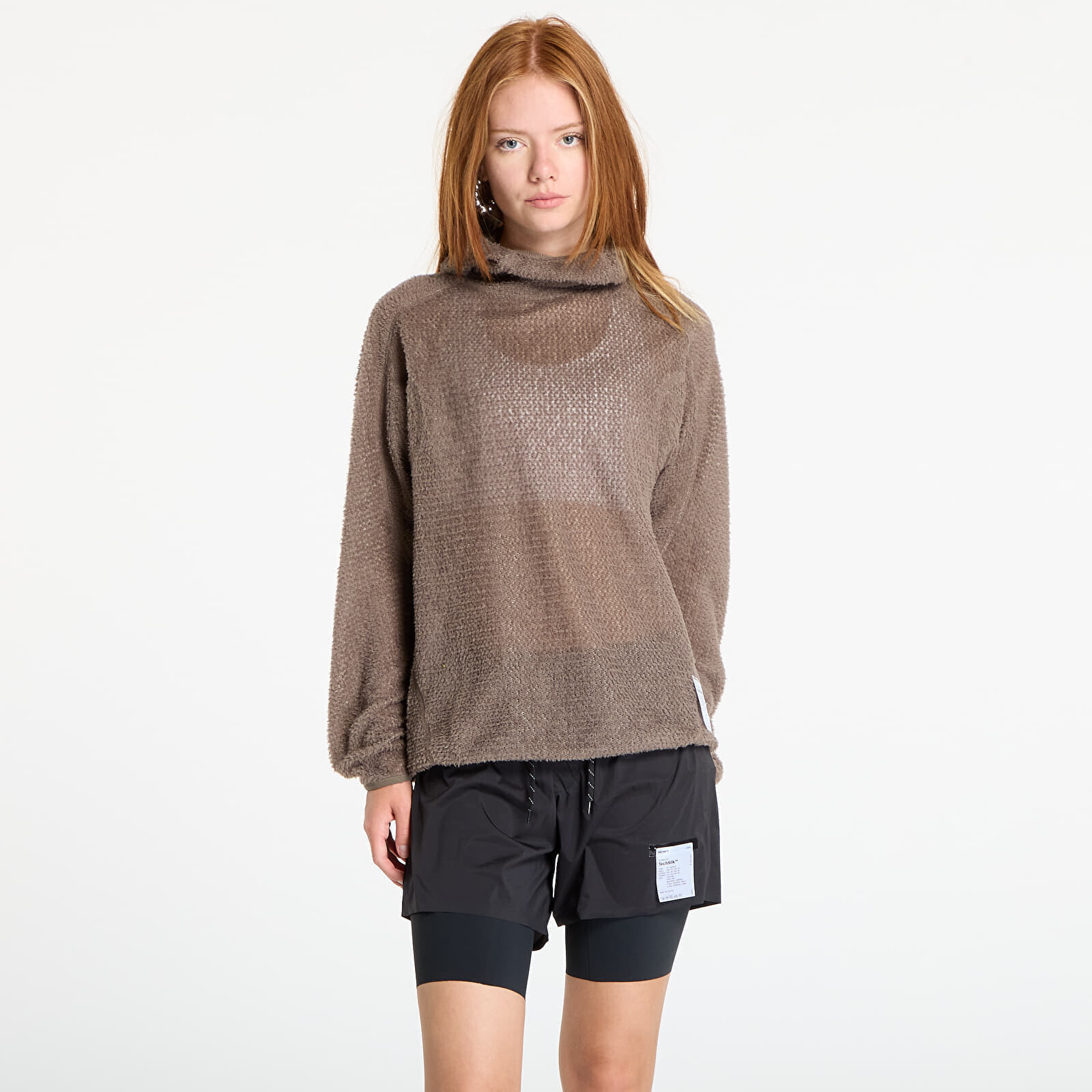 Mikina Satisfy FuzzFleece AD Light Hoodie UNISEX Falcon M