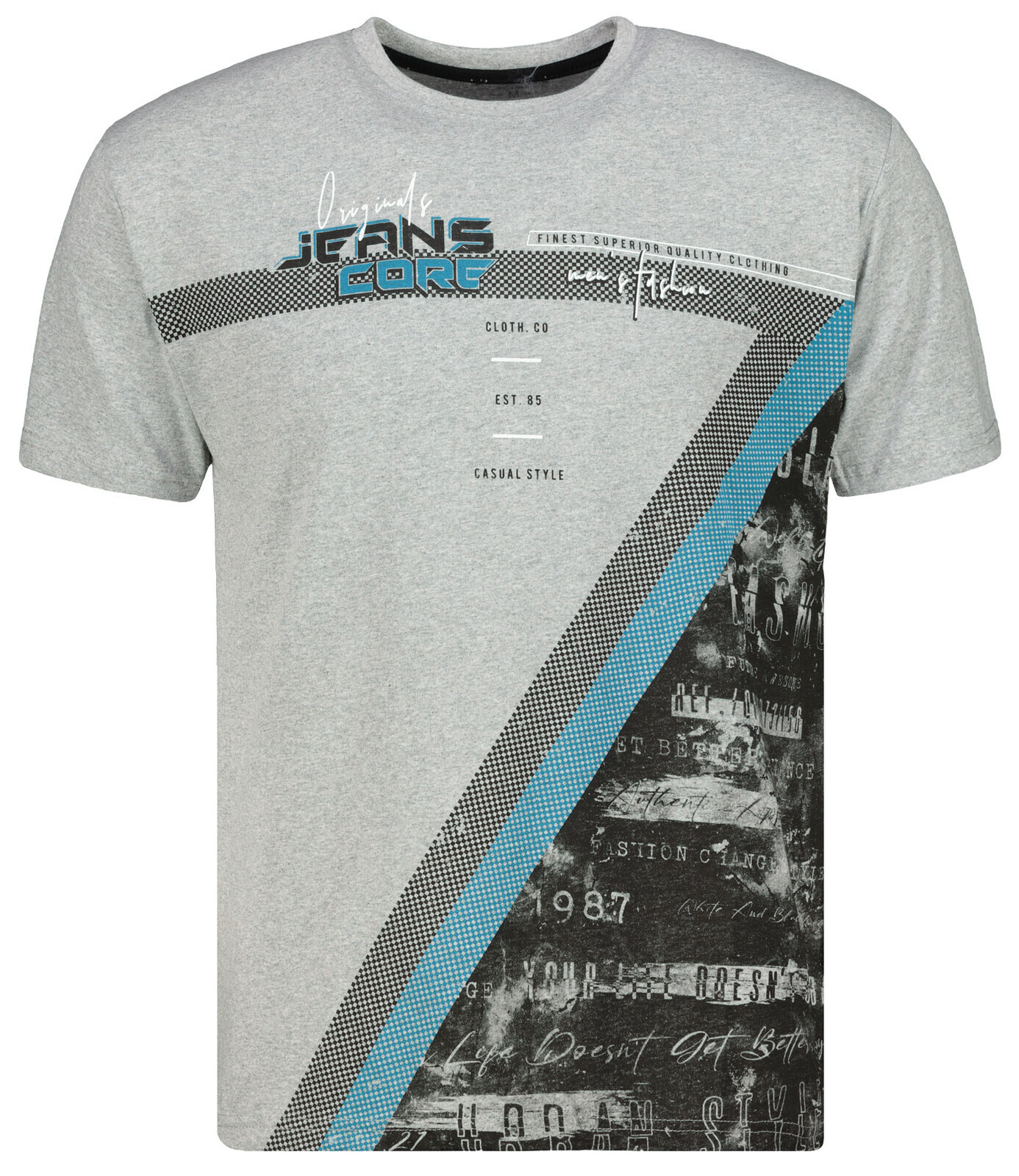 Pánske tričko Edoti S1665/darkgrey_108529