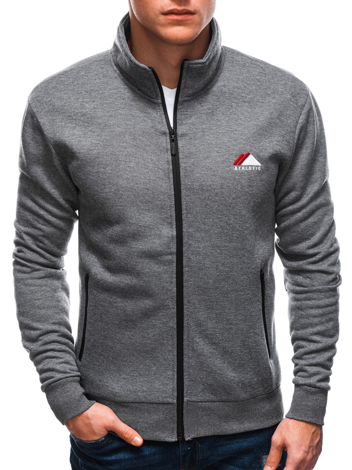 Pánsky sveter Edoti B1534/grey_120609