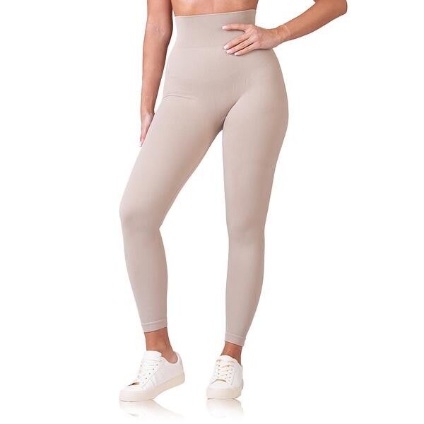 Bellinda 
RIB OPTIC LEGGINGS - Dámske módne legíny - taupe