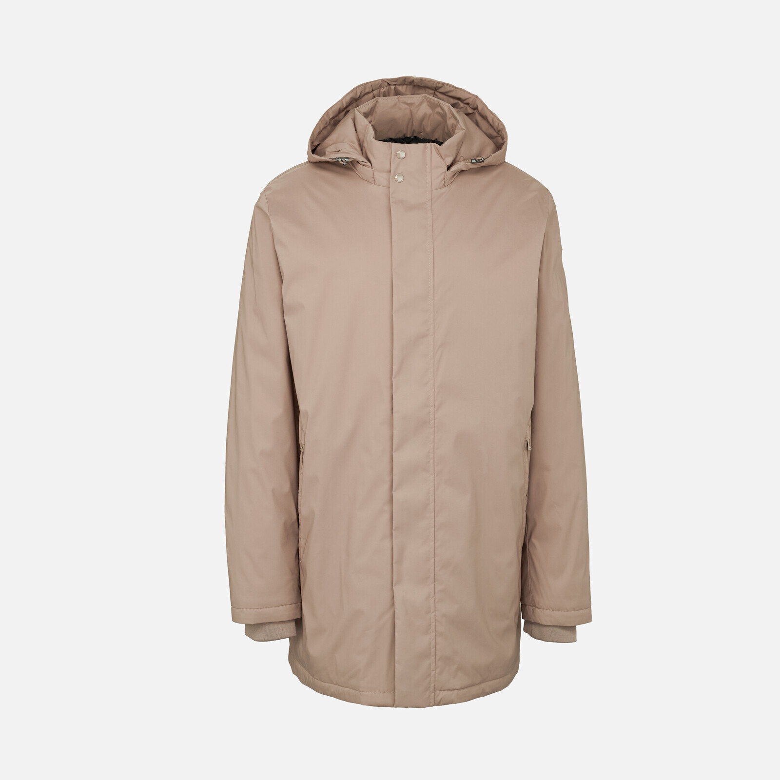 Beige men's down jacket Geox Aurelio - Men's