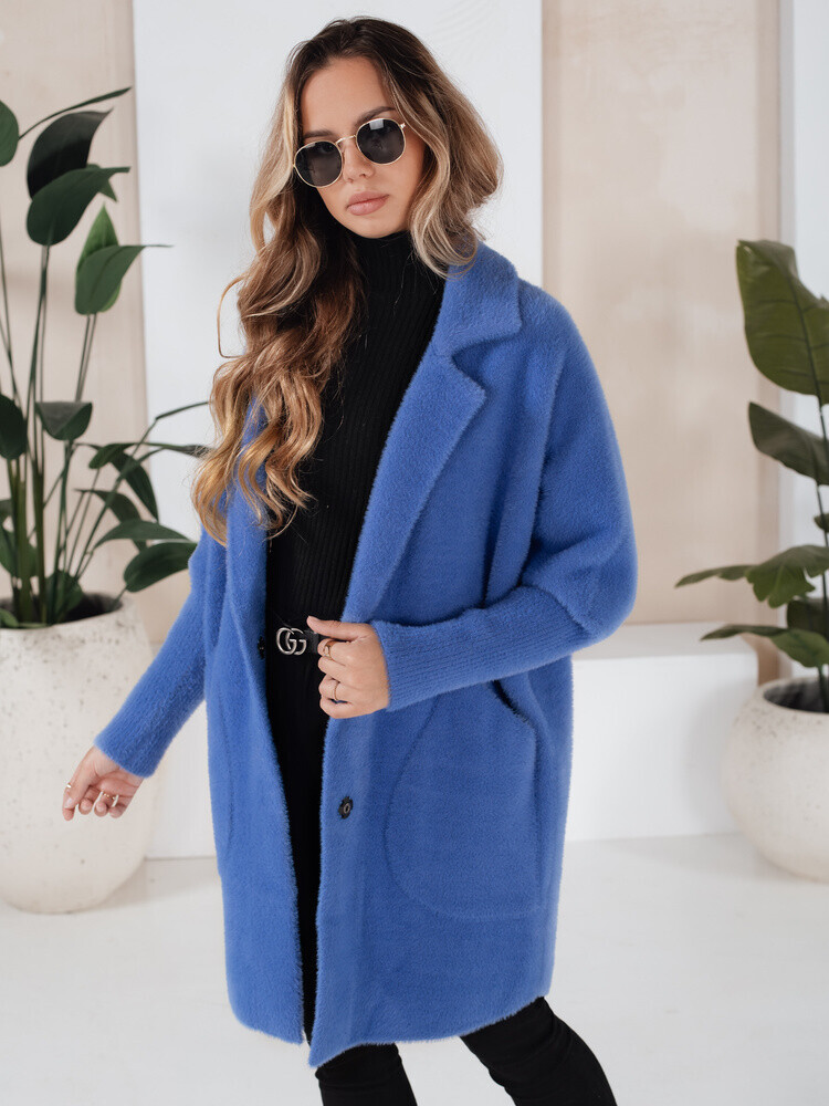 Dámsky kabát RITA II modrý Dstreet