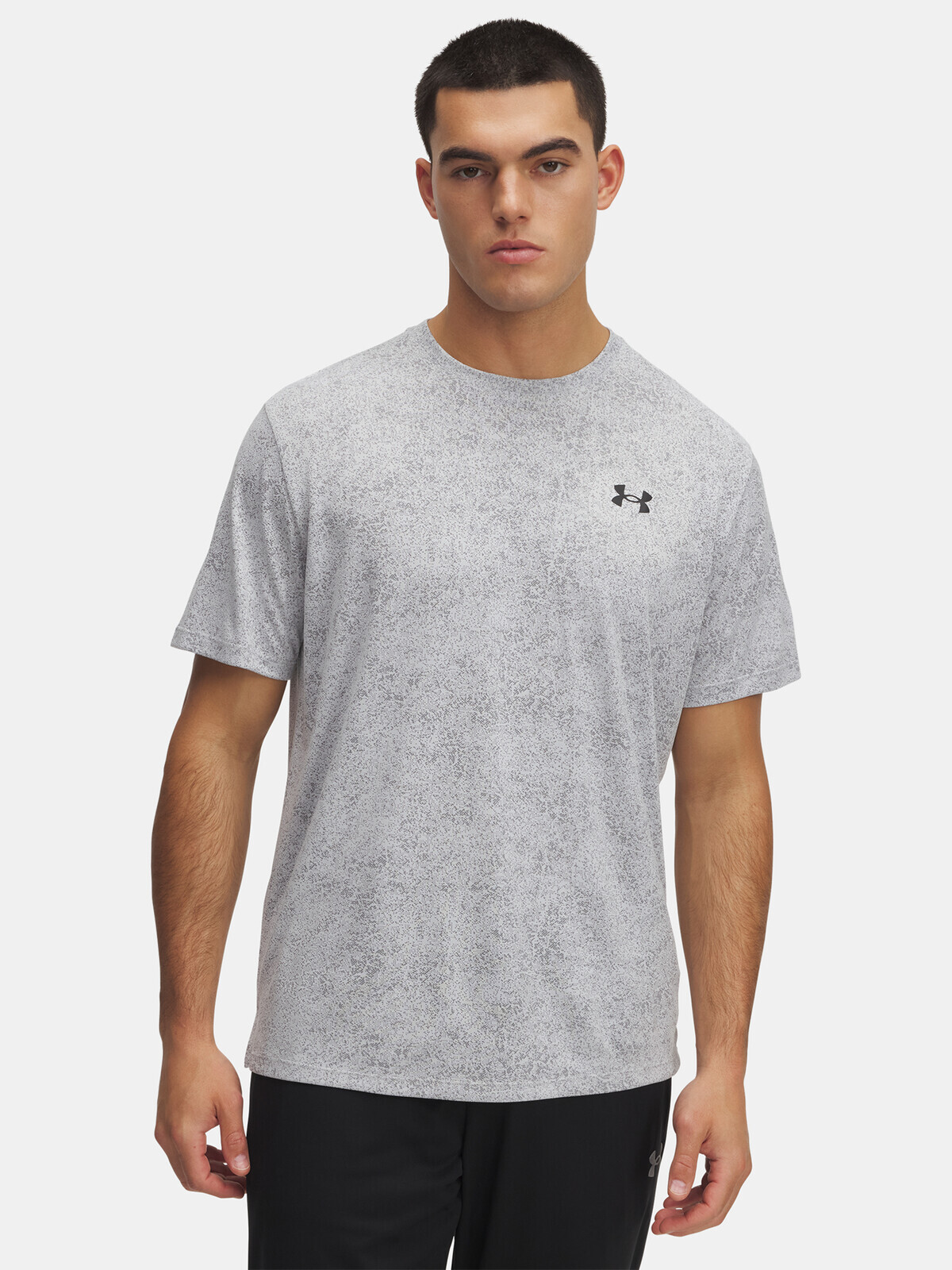 Men's T-shirt Under Armour UA Tech Tee Pixelate-GRY - Men's