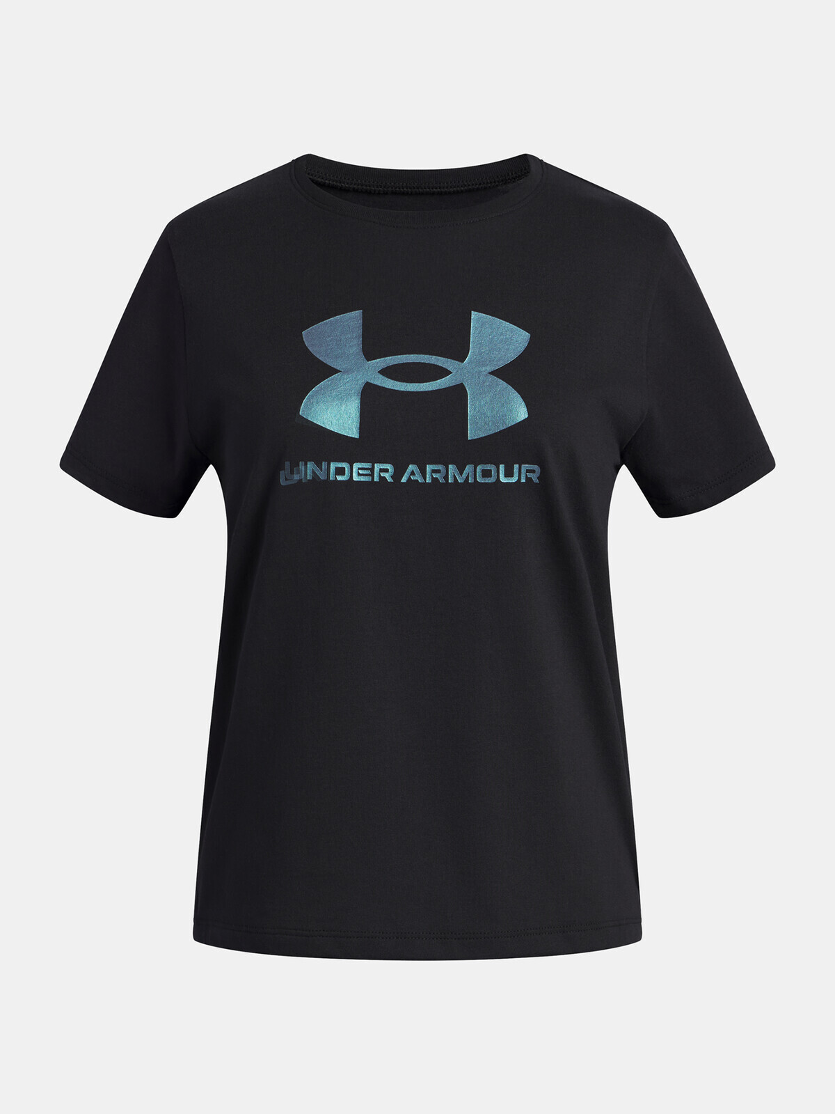 Girls' T-shirt Under Armour UA G Rival Shimmer SS-BLK - Girls