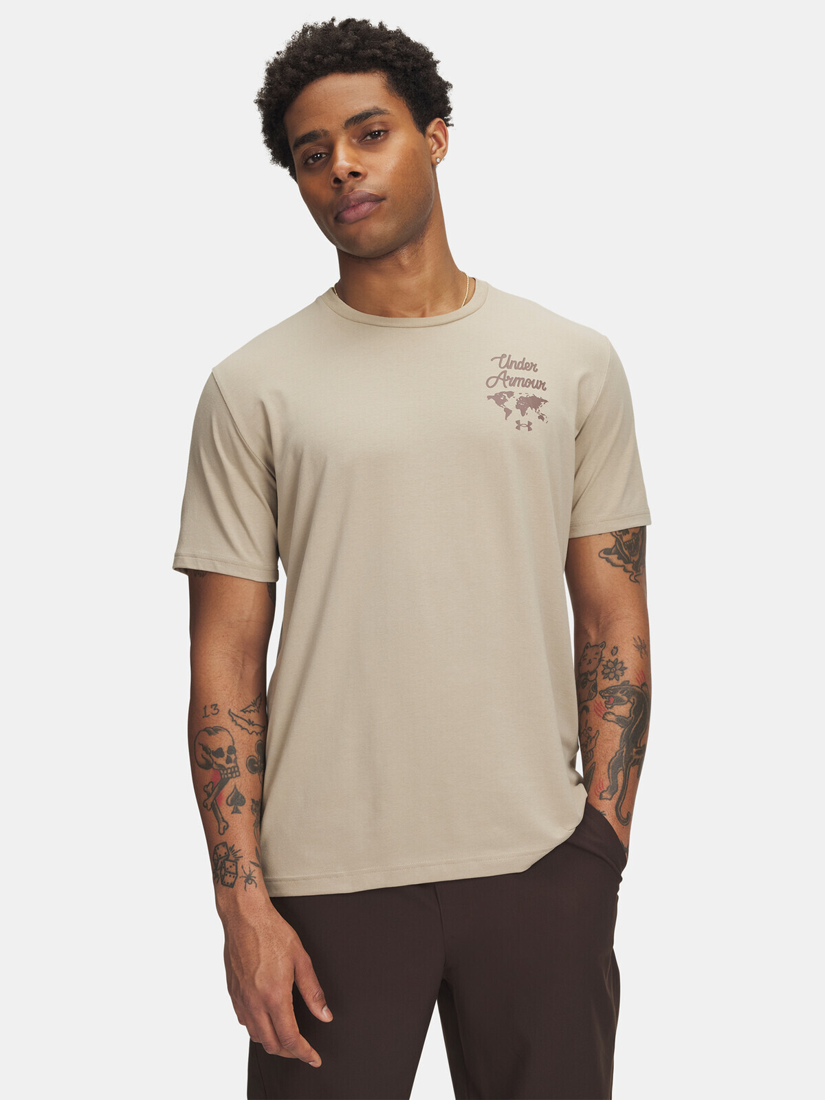 Men's T-shirt Under Armour UA 60/40S SPORTS WM SS-BRN - Men's