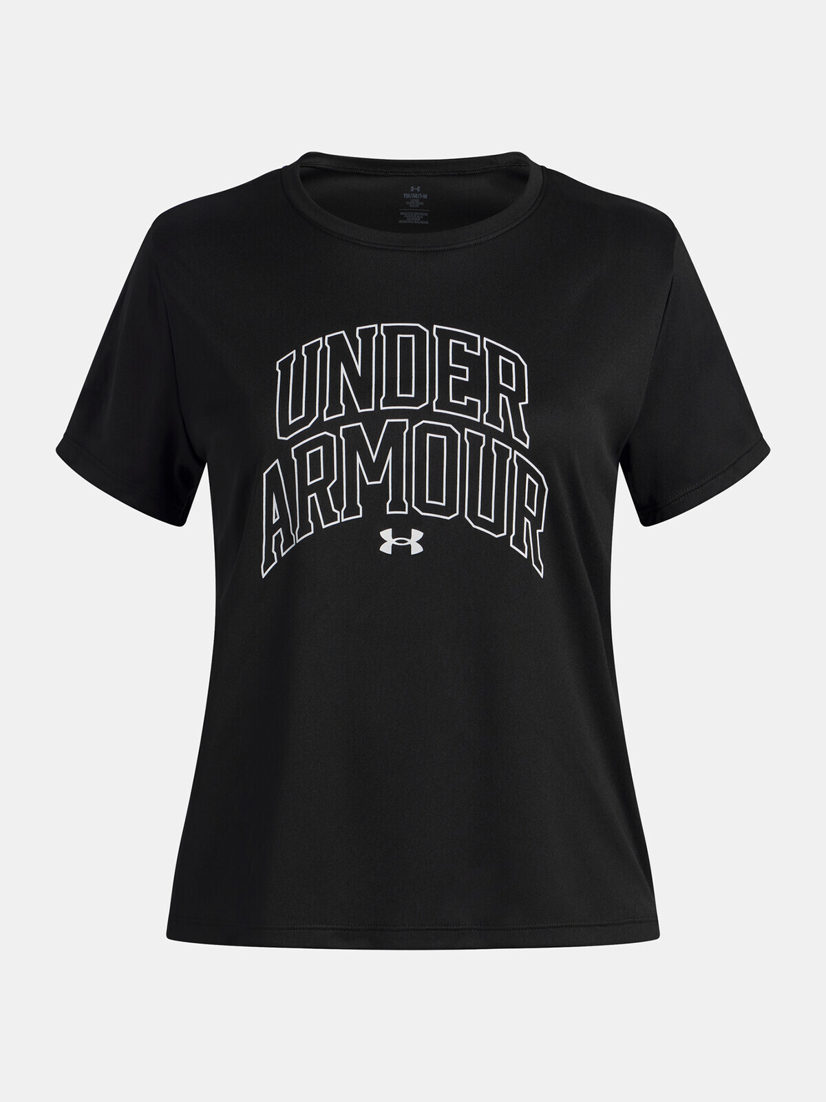 Girls' T-shirt Under Armour Tech Varsity Graphic SS-BLK - Girls