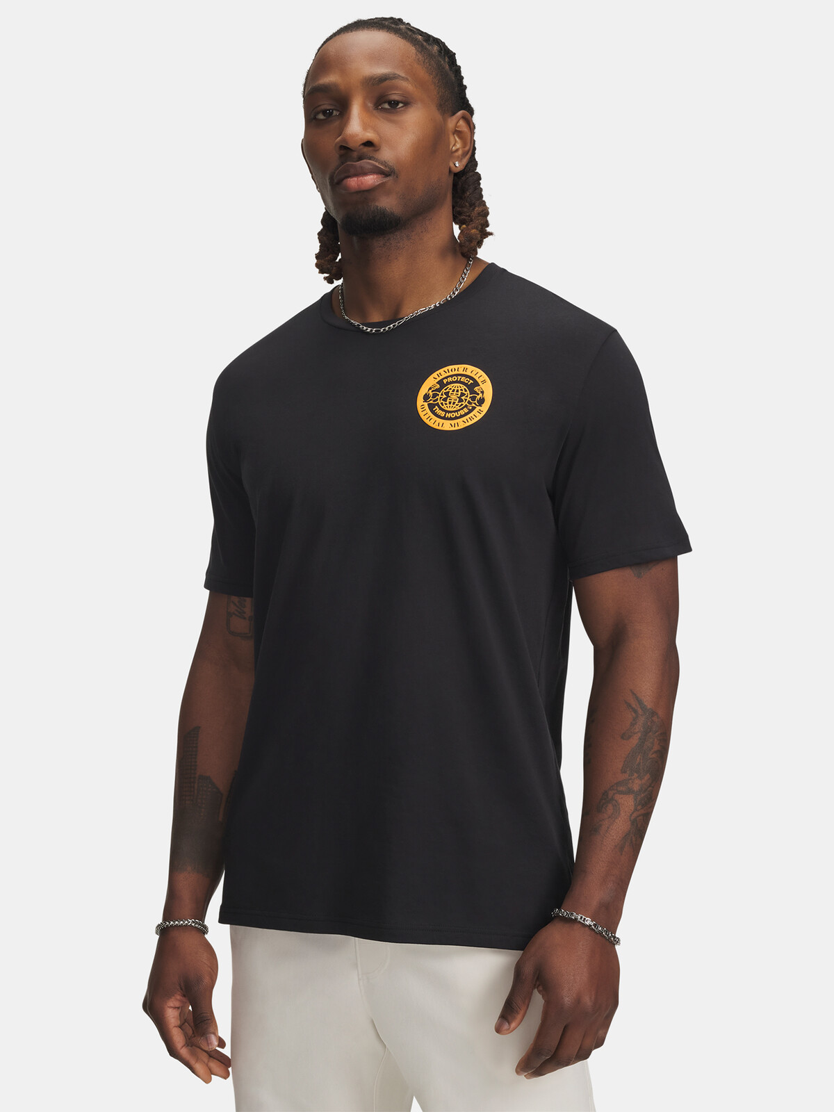 Men's T-shirt Under Armour UA ARMOUR CLUB SS-BLK - Men's