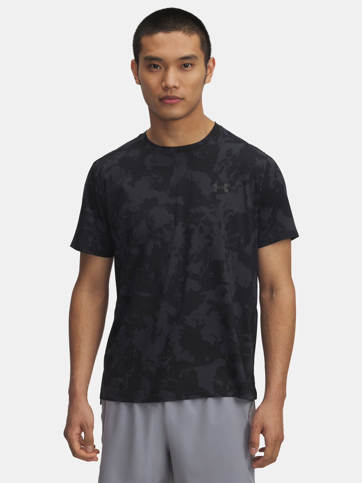 Men's T-shirt Under Armour UA LAUNCH ELITE PRT SS-GRY - Men's