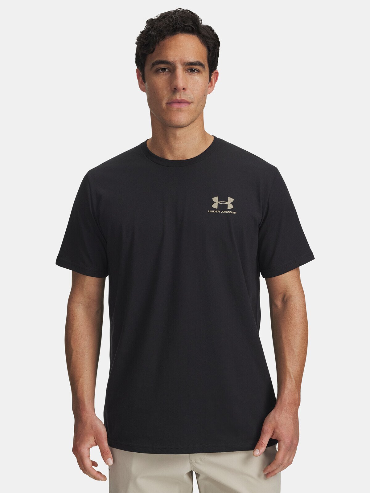 Men's T-shirt Under Armour UA M SPORTSTYLE LC SS-BLK - Men's