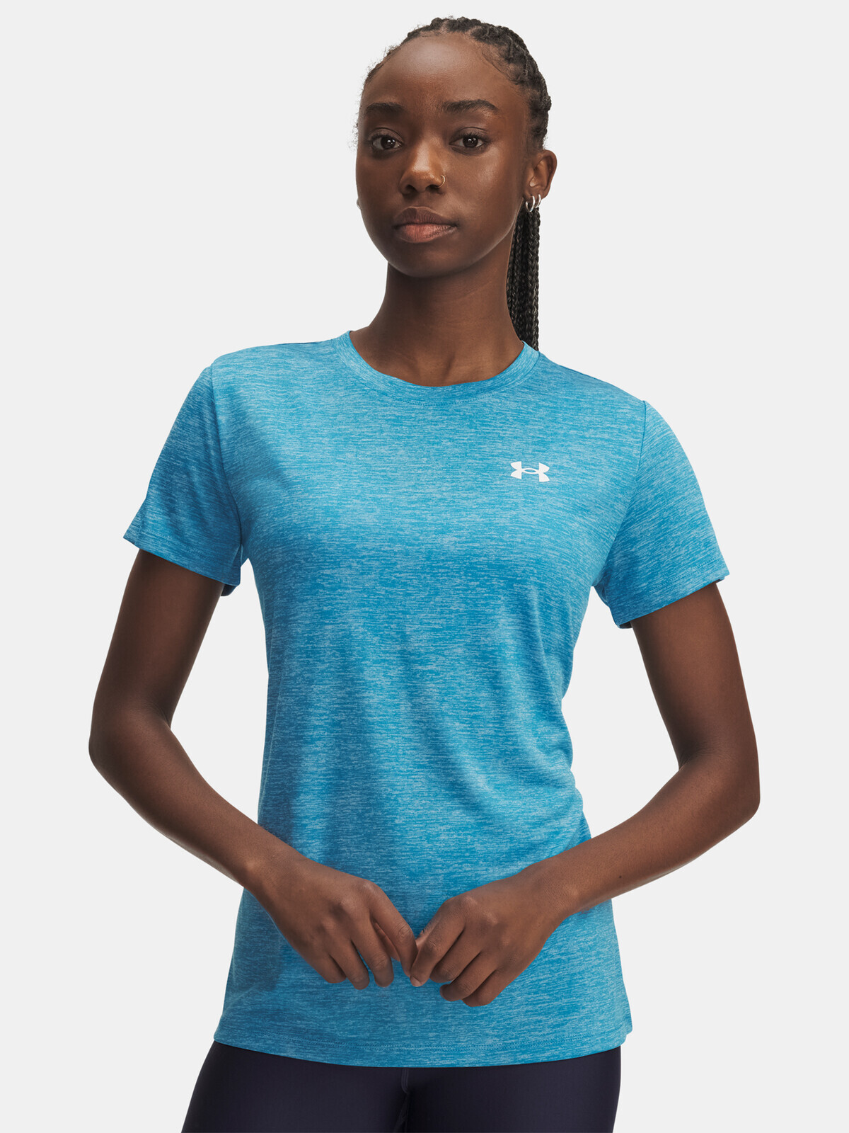 Women's T-shirt Under Armour Tech SSC- Twist-BLU - Women's
