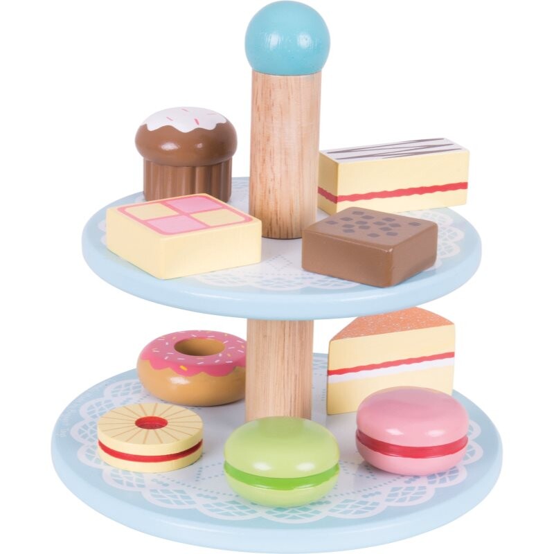 Bigjigs Toys Cake Stand sada hračiek 3y+ 9 ks
