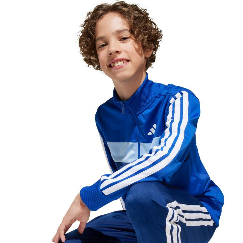 Tepláky adidas Seasonal Essentials Tiberio 3-Stripes Jr JC7518 128 cm