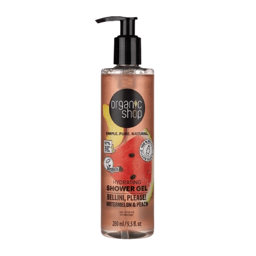 ORGANIC SHOP Hydratačný sprchový gél Bellini, please! - Vodný melón a broskyňa 280 ml