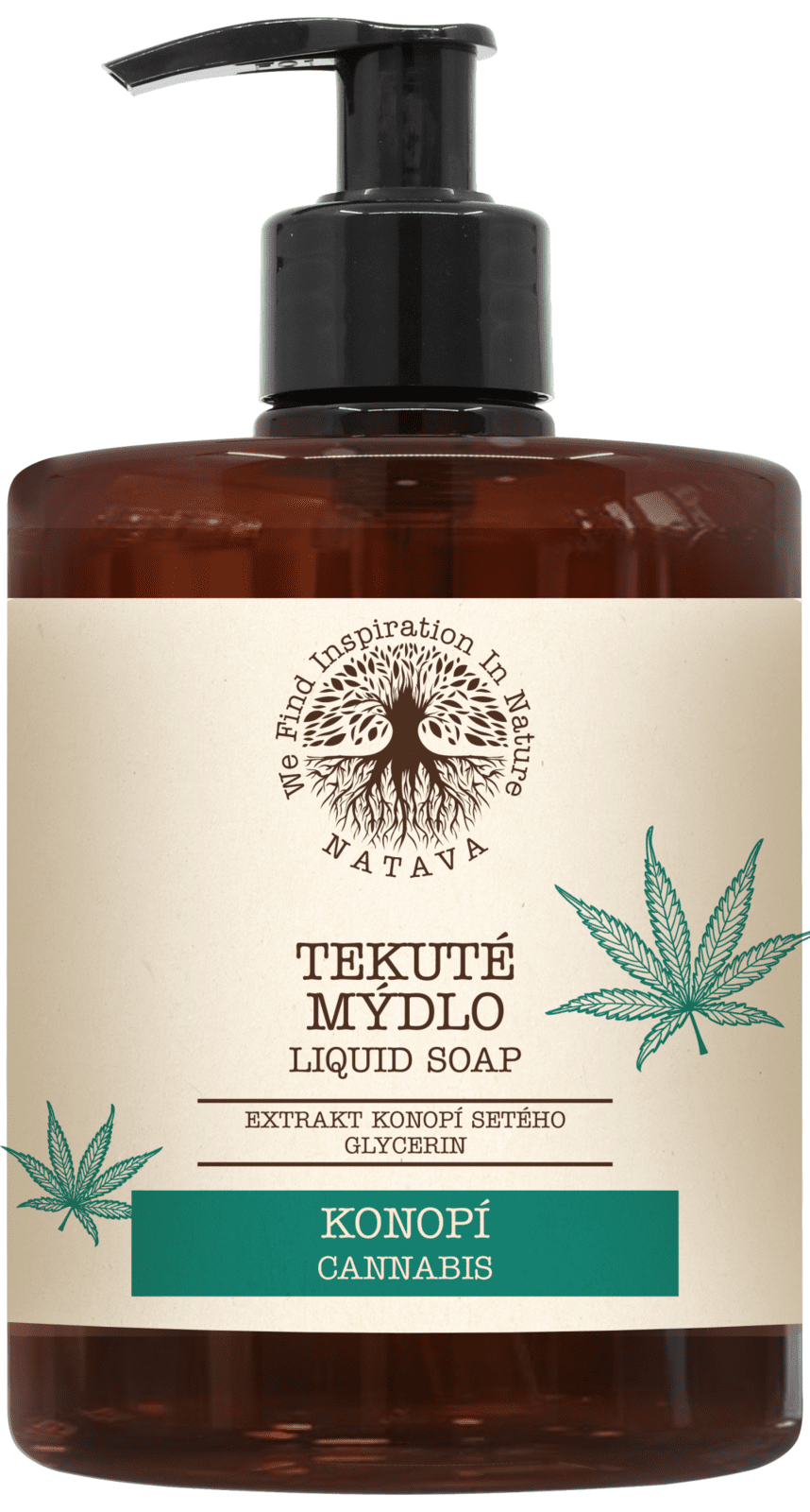 NATAVA Tekuté mydlo Konope 500 ml