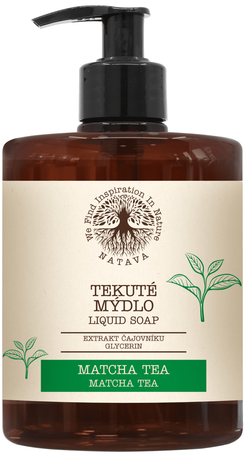 NATAVA Tekuté mydlo Matcha Tea 500 ml