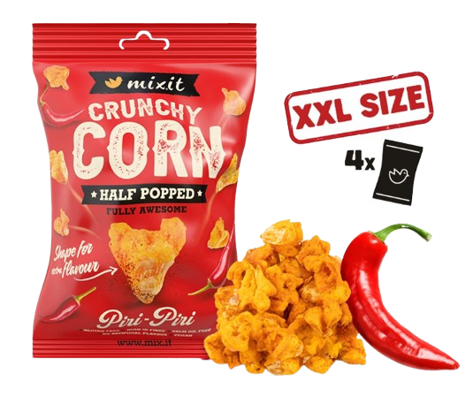 MIXIT Crunchy corn - Peri Peri & Kajenské korenie 175 g