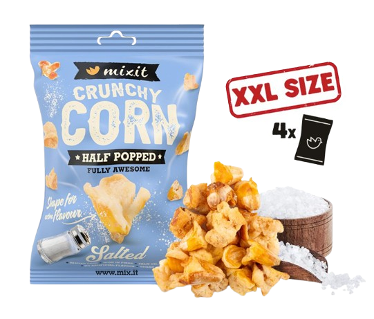 MIXIT Crunchy corn - Morská soľ 175 g