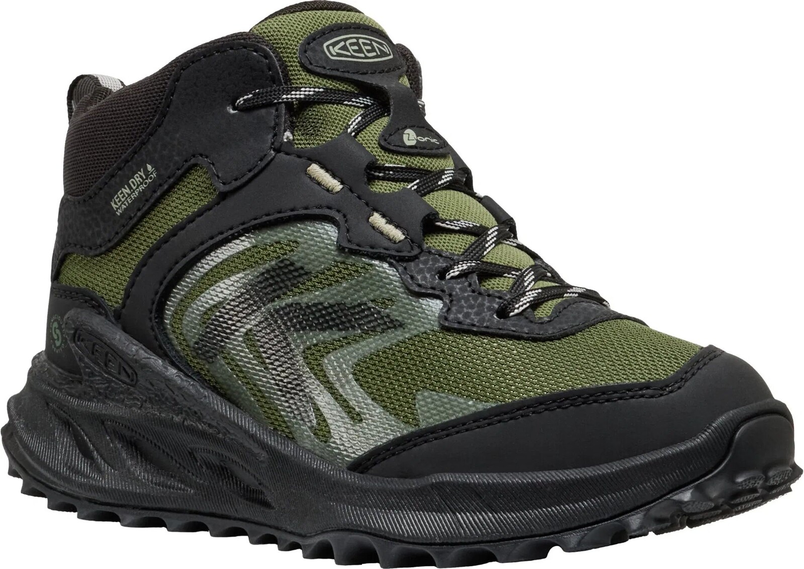 Keen ZIONIC MID WP YOUTH black/bronza green Veľkosť: 32/33 195208777943