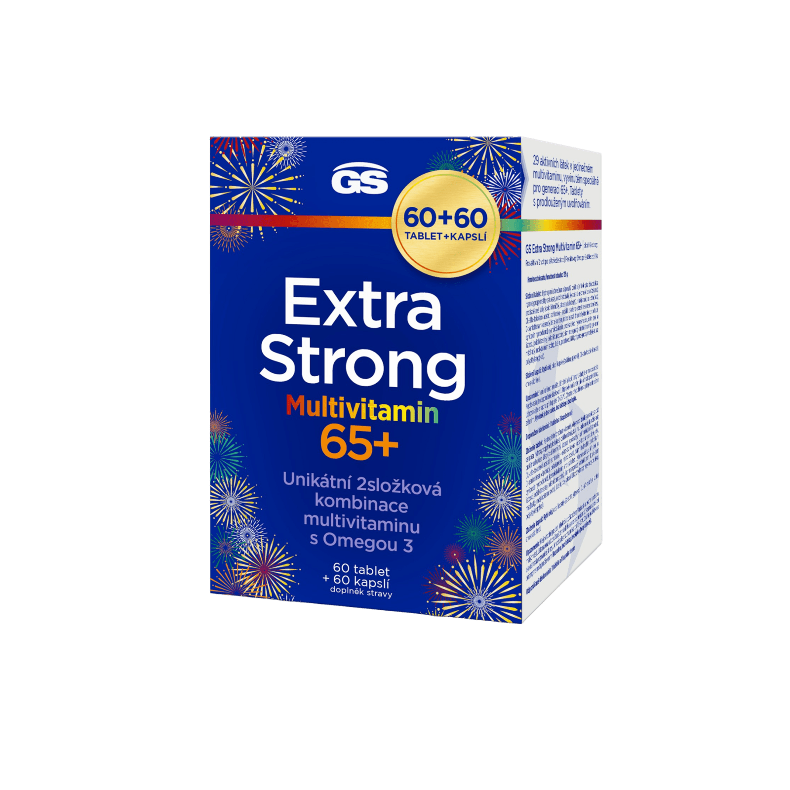 GS Extra Strong Multivitamín 65+, 120 kapsúl