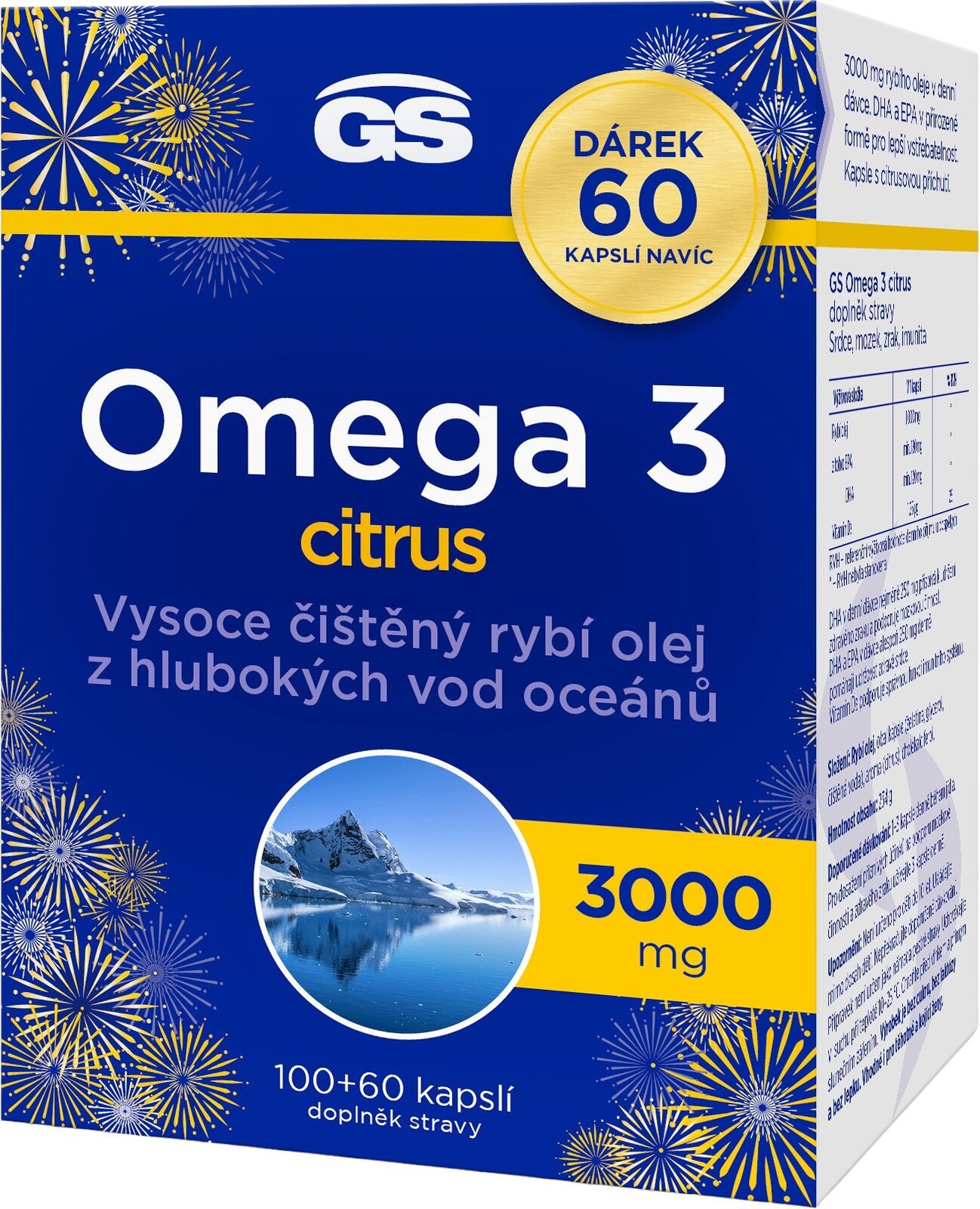 GS Omega 3 citrus 160 kapsúl