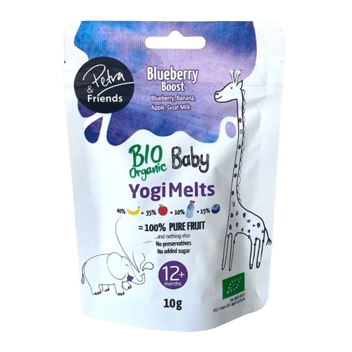 PETRA & FRIENDS BIO Ovocné smoothie kúsky sušené mrazom s čučoriedkami a kozím mliekom 10 g