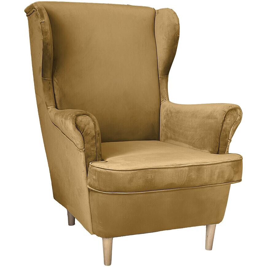 Kreslo Kingston Royal 9N 00/1, horčicová