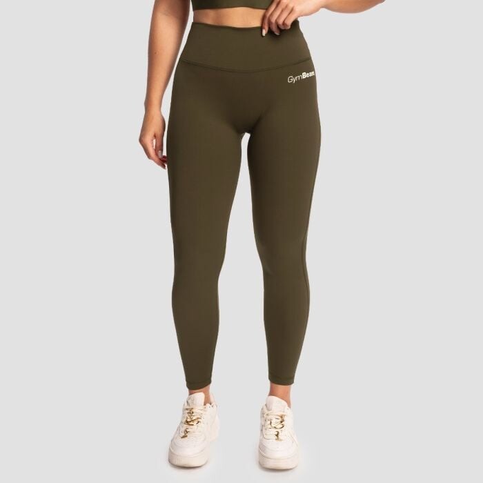 GymBeam Dámske legíny High-waist Limitless Espresso  XS