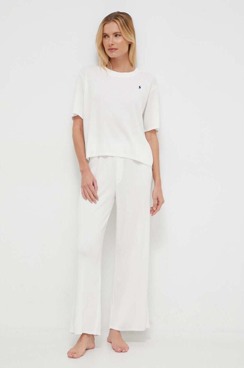 Pyžamo Polo Ralph Lauren dámske, béžová farba