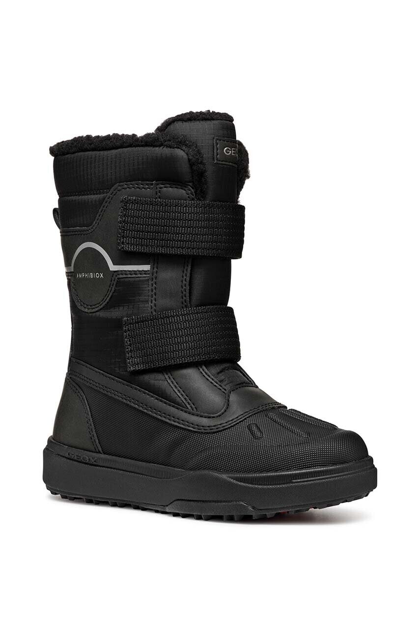 Detské snehule Geox JUNSHEE PG A čierna farba, J46D8A.0MEFU