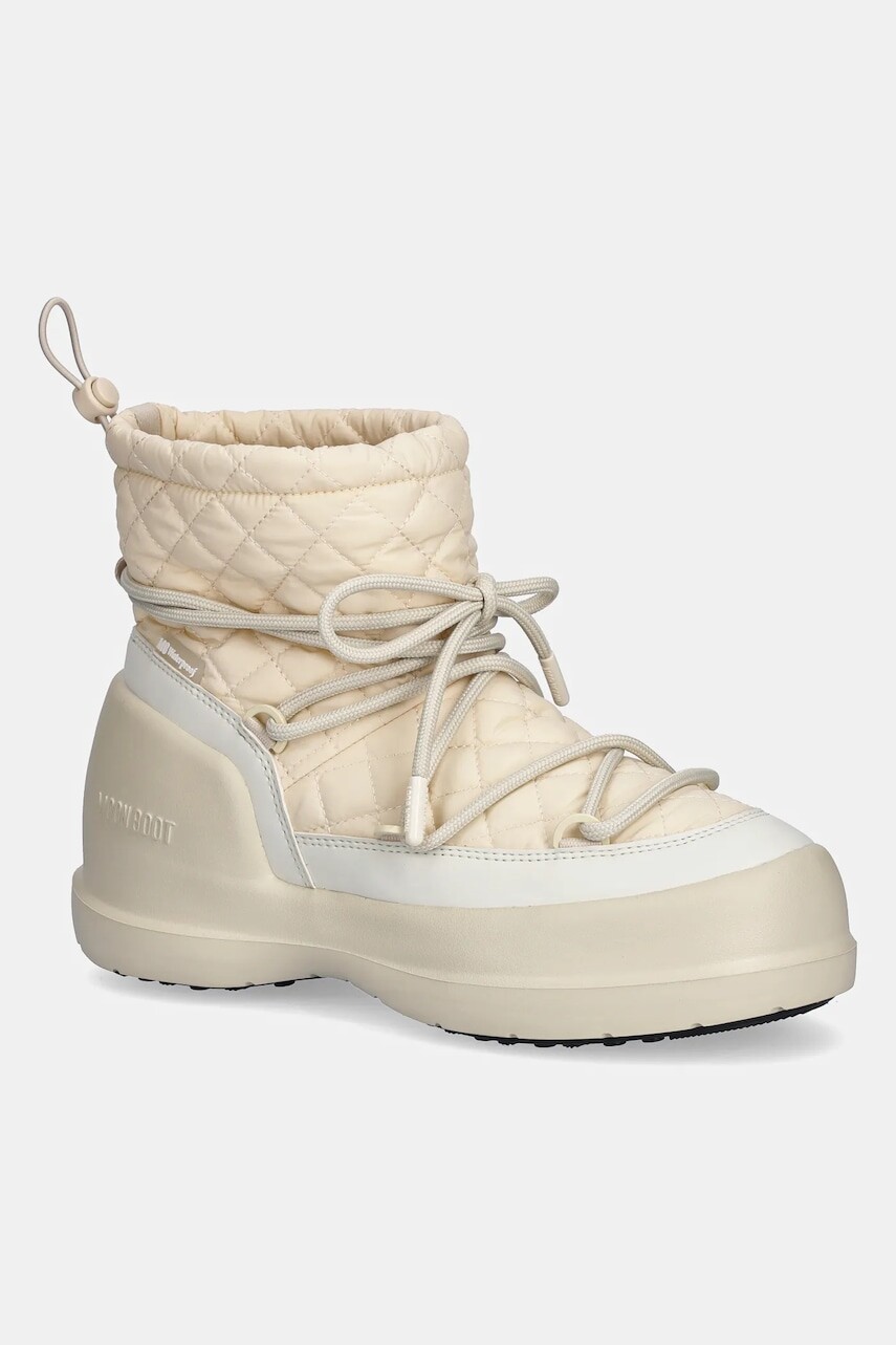 Snehule Moon Boot MB MEZZALUNA QUILTED MID WP béžová farba, 80D2500020 L002
