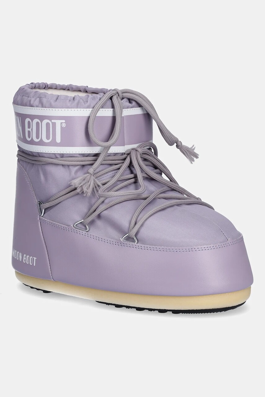 Snehule Moon Boot MB ICON LOW NYLON fialová farba, 80D1409340 H032
