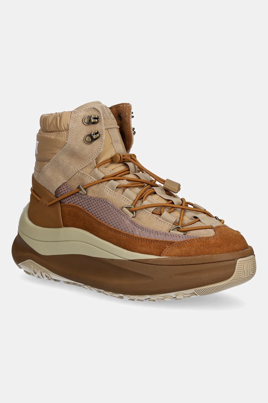 Snehule Moon Boot MB MOON247 XLACE MID hnedá farba, 80D2490030 M034