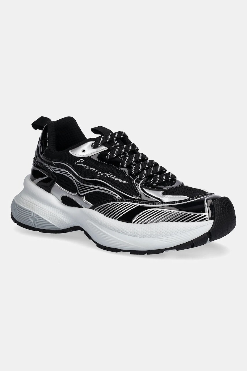 Tenisky Emporio Armani čierna farba, EW003056 AF19766 MC372