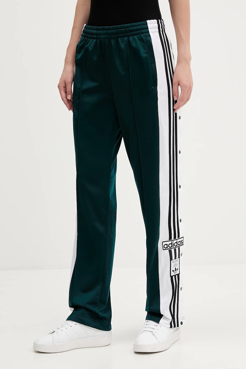 Tepláky adidas Originals Adibreak Pt tyrkysová farba, s nášivkou, JV7515