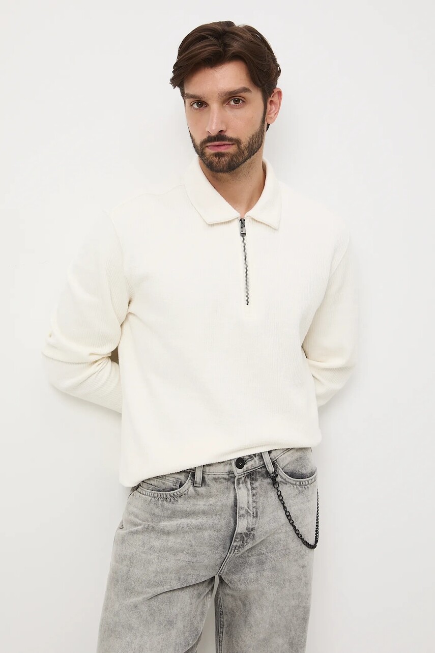 Mikina Medicine béžová farba