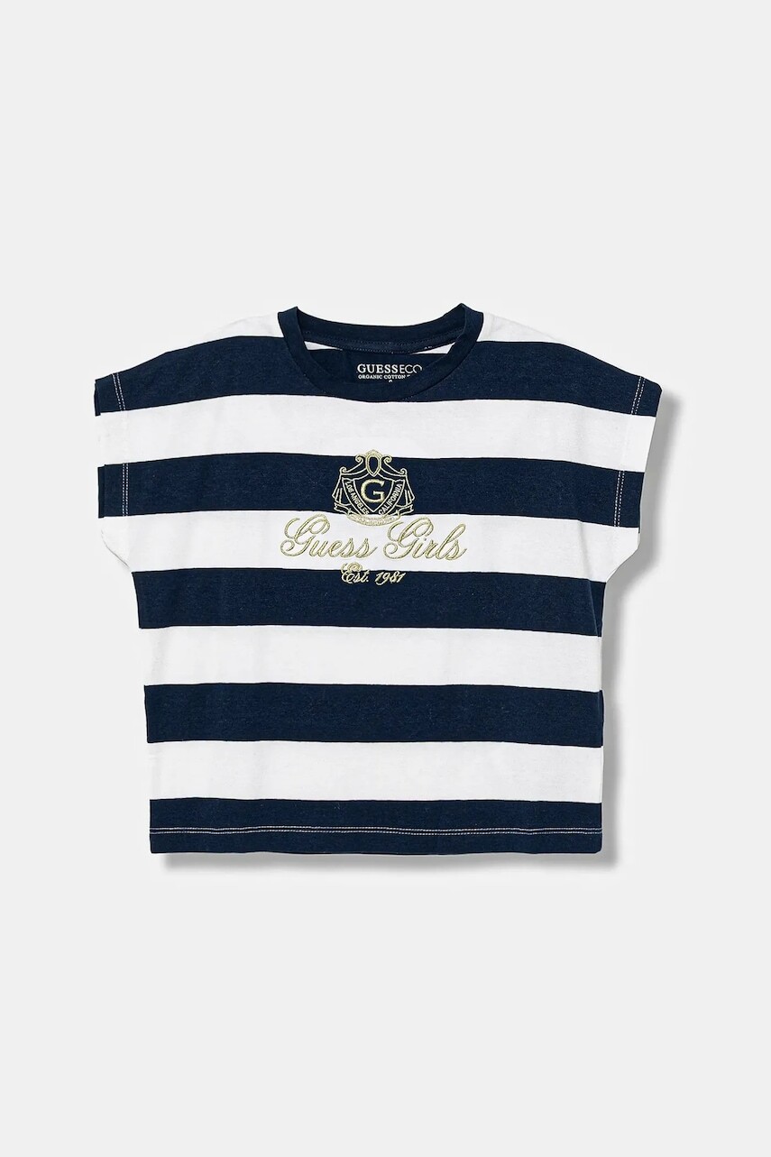 Detské tričko Guess tmavomodrá farba, J5BI21 K9NF4