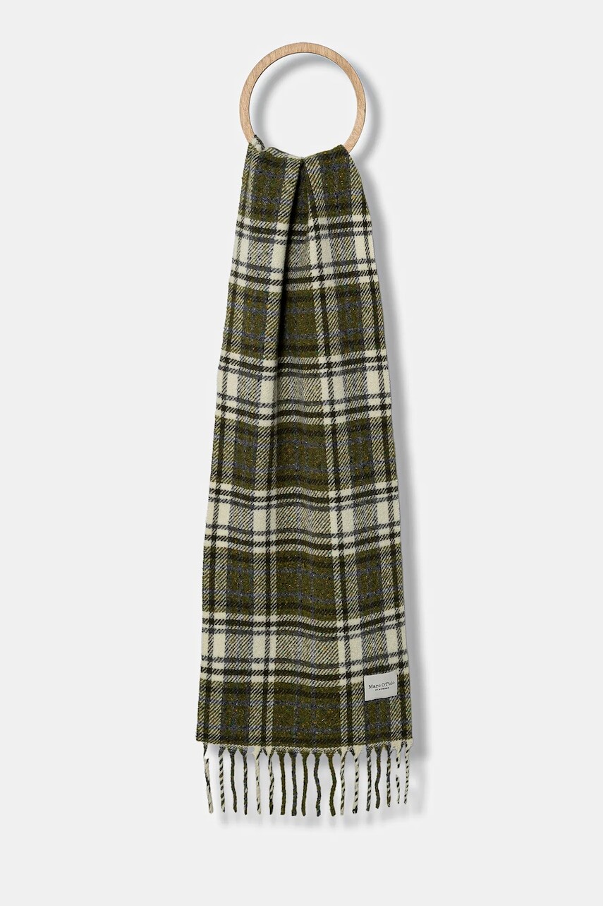 Šál s prímesou vlny Marc O'Polo viac farieb, vzorovaný, 509808702093