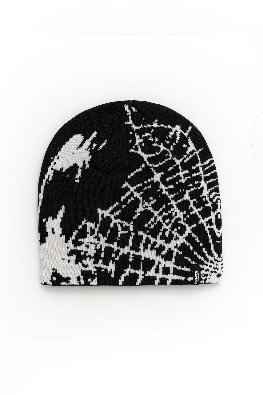 Čiapka Vans čierna farba, VN000QAZBLK1