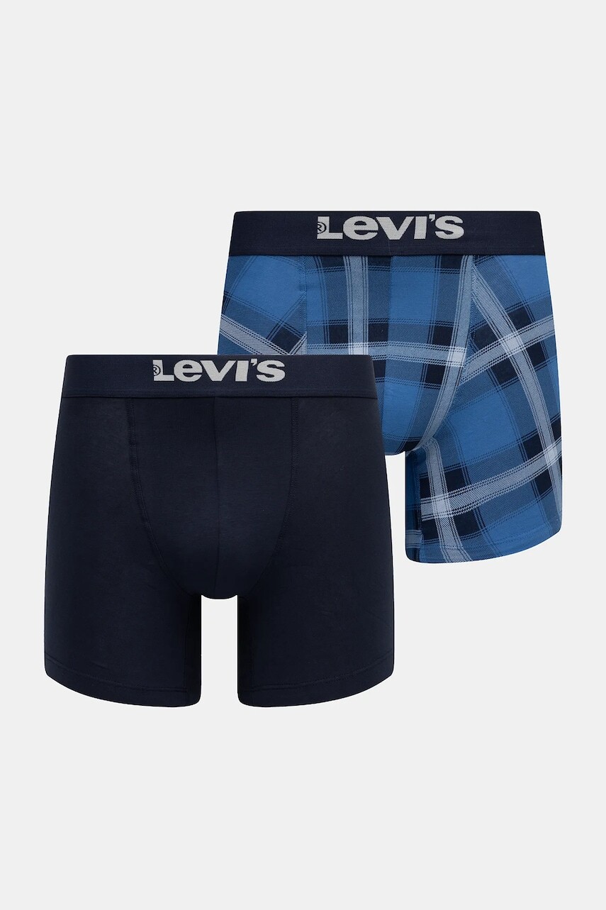 Boxerky Levi's 2-pak modrá farba, 37149-1184