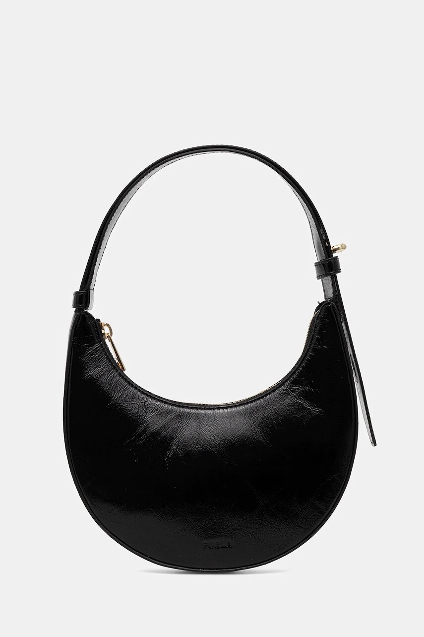 Kožená kabelka Furla čierna farba, WE00649.BX4100.O6000