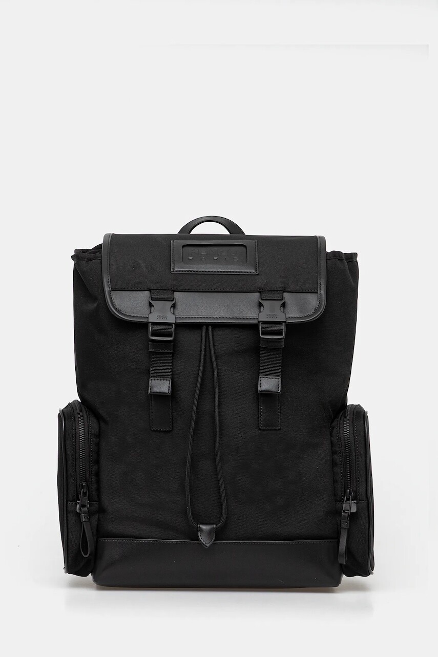 Ruksak Kenzo pánsky, čierna farba, veľký, jednofarebný, FF65SA313B15