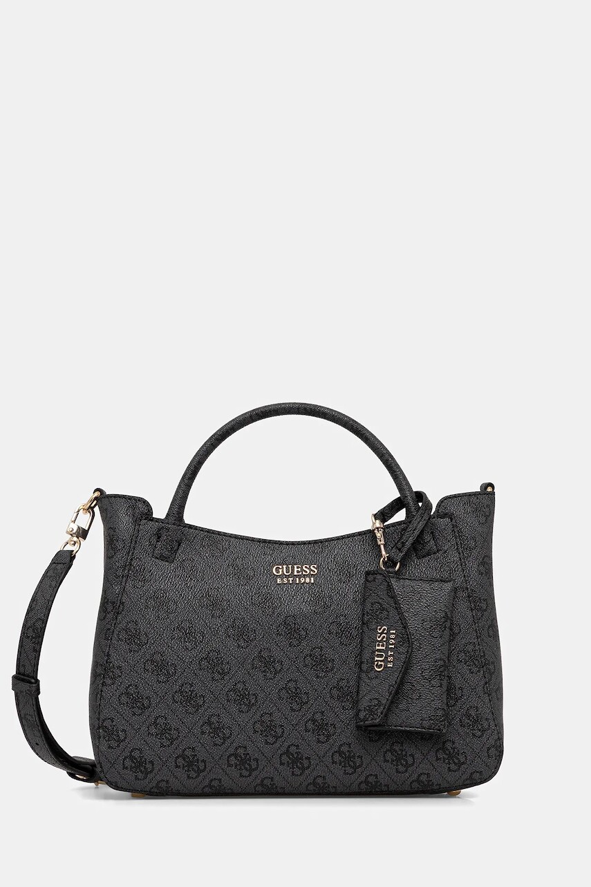 Kabelka Guess BRENTON šedá farba, HWLG96 48050