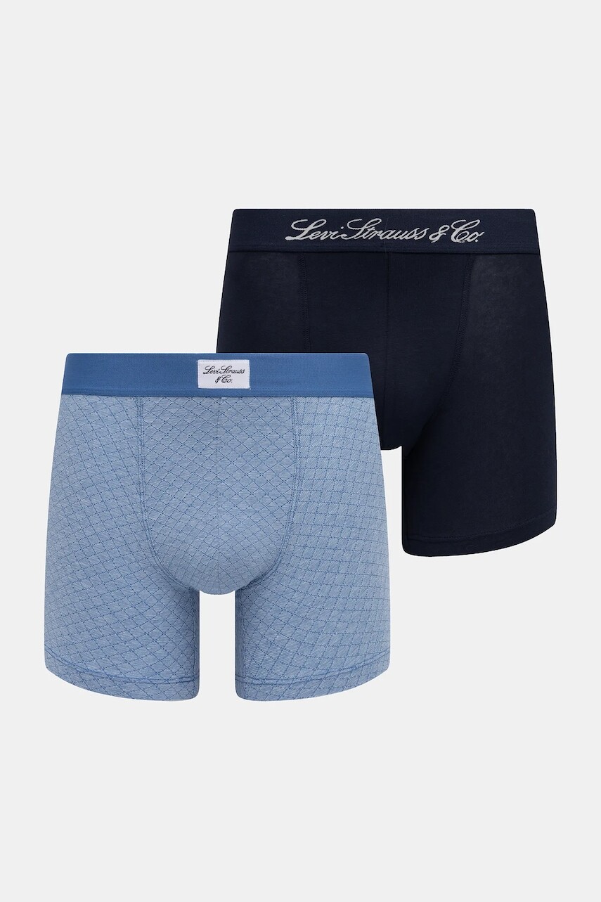 Boxerky Levi's 2-pak modrá farba, 37149-1177