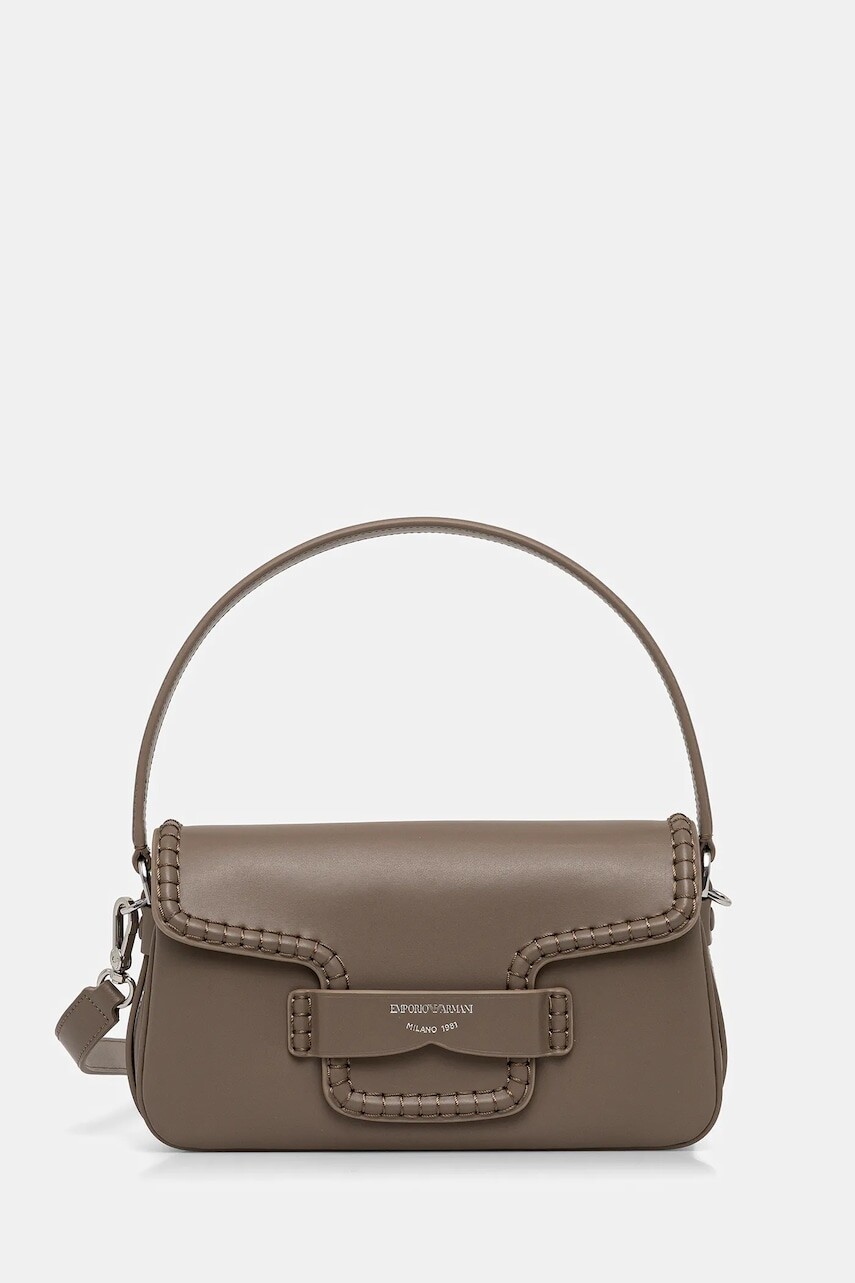 Kabelka Emporio Armani hnedá farba, EW002806 AF17655