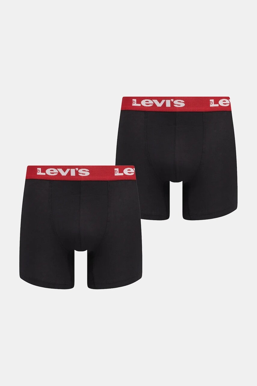 Boxerky Levi's 2-pak čierna farba, 37149-1196
