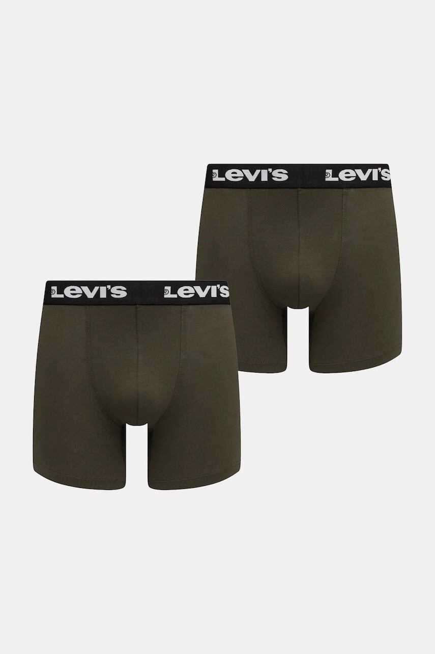 Boxerky Levi's 2-pak zelená farba, 37149-1195