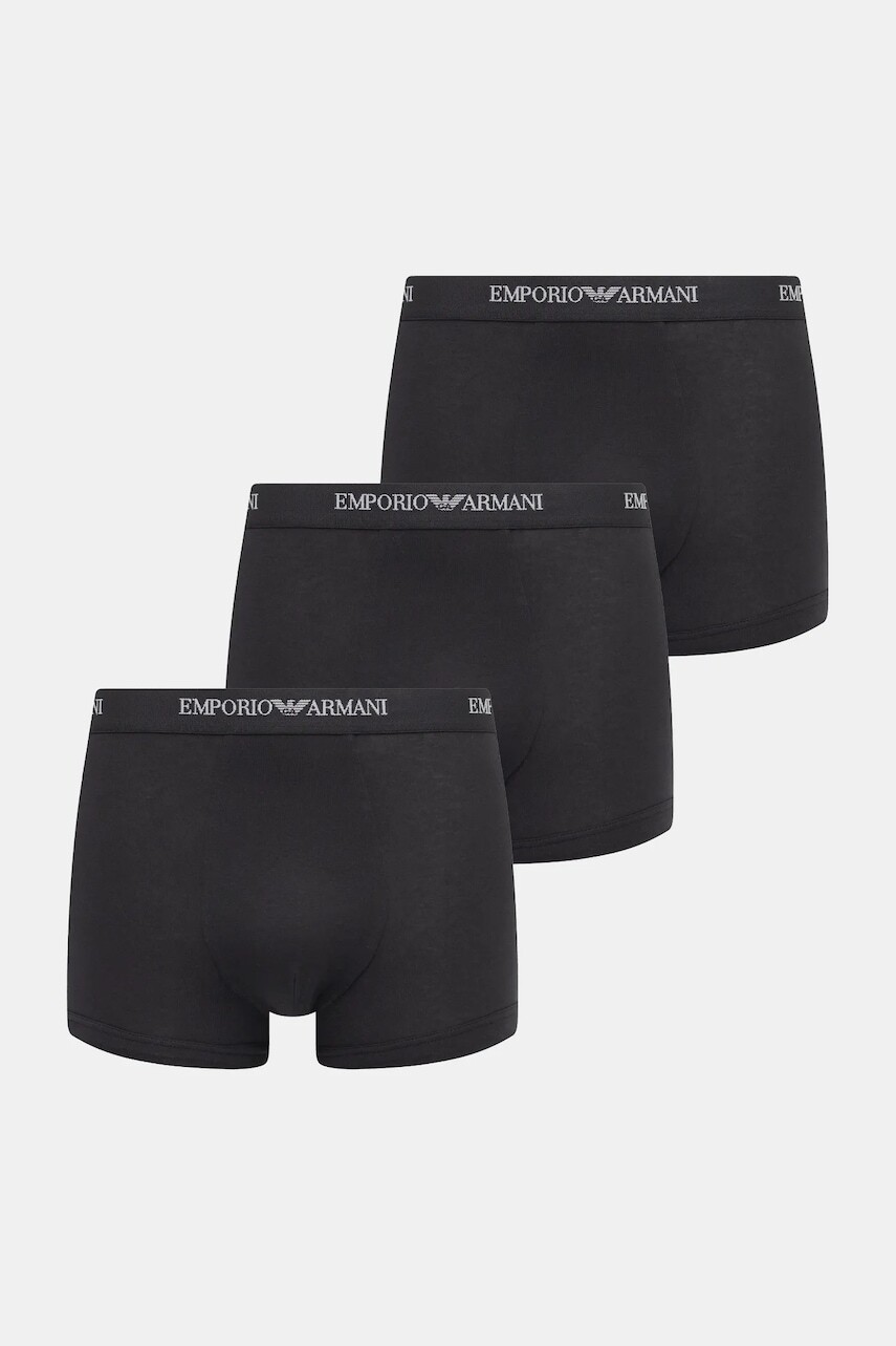 Boxerky Emporio Armani Underwear 3-pak čierna farba, EM000259 AF14132